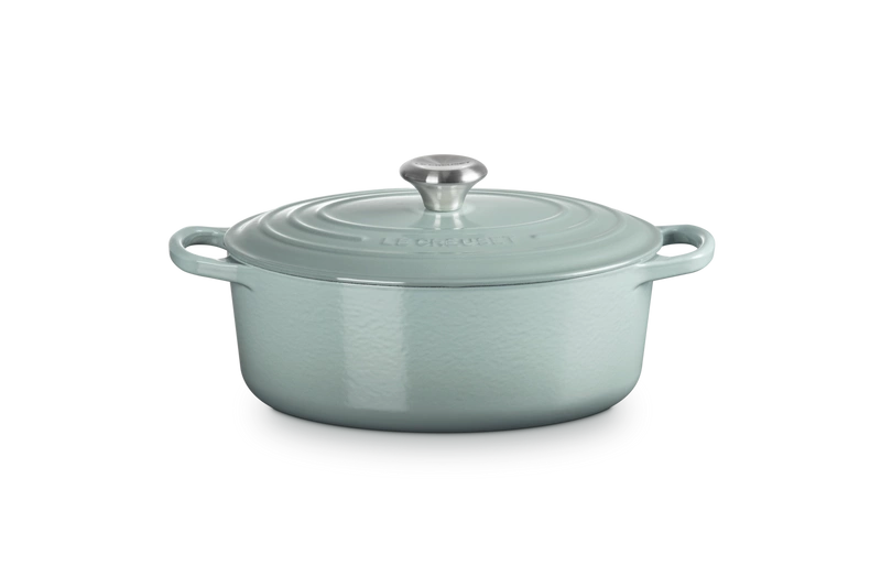 Le Creuset - brytfanna żeliwna emaliowana Signature 27 cm 4,1 l sea salt