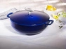 Staub - głęboka patelnia żeliwna Chistera niebieska 24 cm