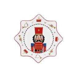 Rose&Tulipani - THE CHRISTMAS BAND Talerz w kształcie gwiazdy 20 cm