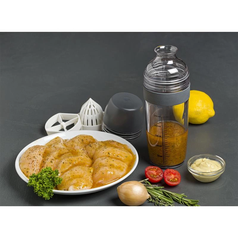 Lurch - shaker do ciasta i dressingów, 0,25 l, śred. 7,5 x 21 cm