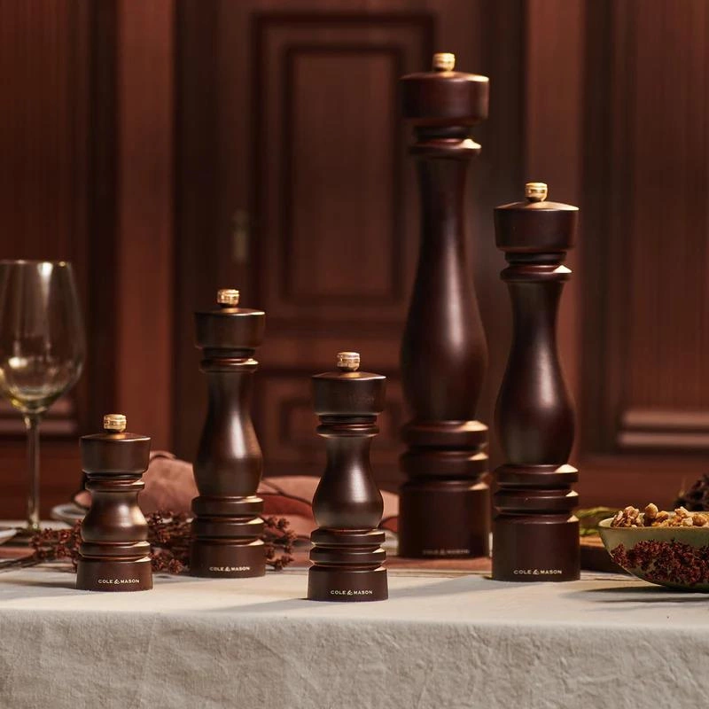 Cole & Mason - Młynek do pieprzu London Chocolate Wood 18 cm