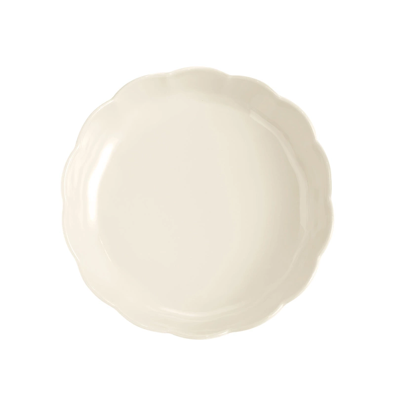 Emile Henry - Okrągłe naczynie do zapiekania 26 cm kremowe