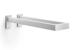 Zack - podwójny wieszak na ręcznik stal matowa