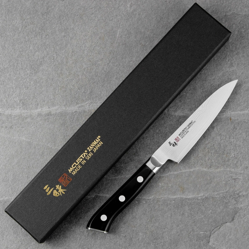 Mcusta Zanmai - Classic Damascus VG-10 Pakka Nóż uniwersalny 11cm