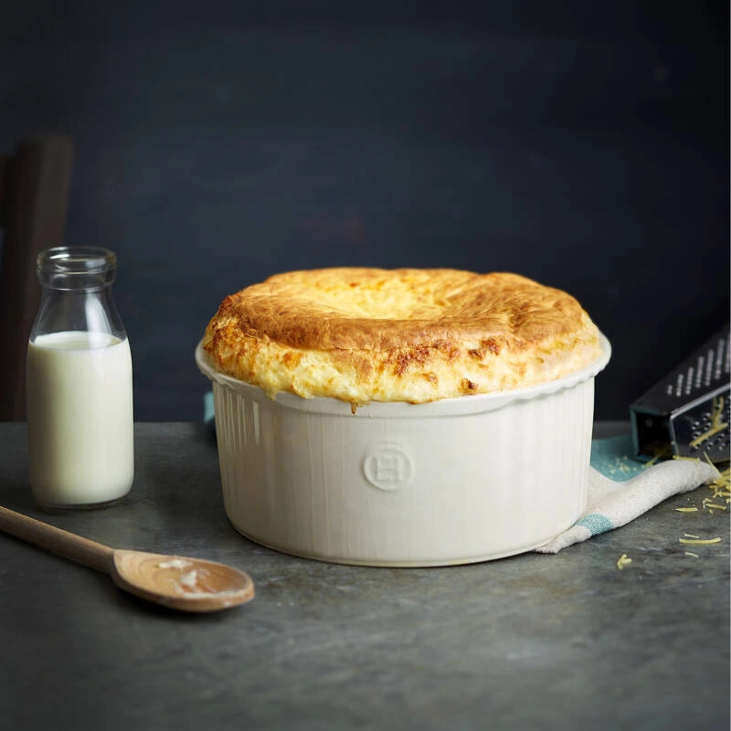 Emile Henry - Naczynie do sufletów - 2,45 L - czerwony