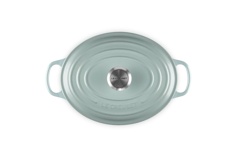 Le Creuset - brytfanna żeliwna emaliowana Signature 27 cm 4,1 l sea salt