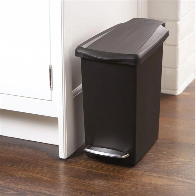 Simple Human - kosz na śmieci 10 l pedałowy Slim czarny