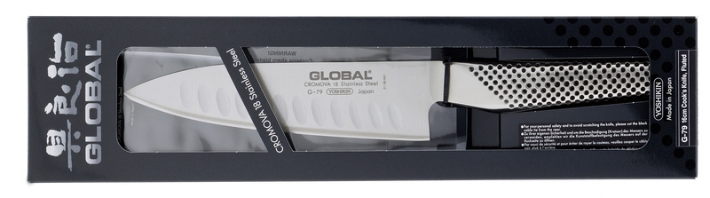 Global - Nóż szefa kuchni 16cm, żłobiony G-79