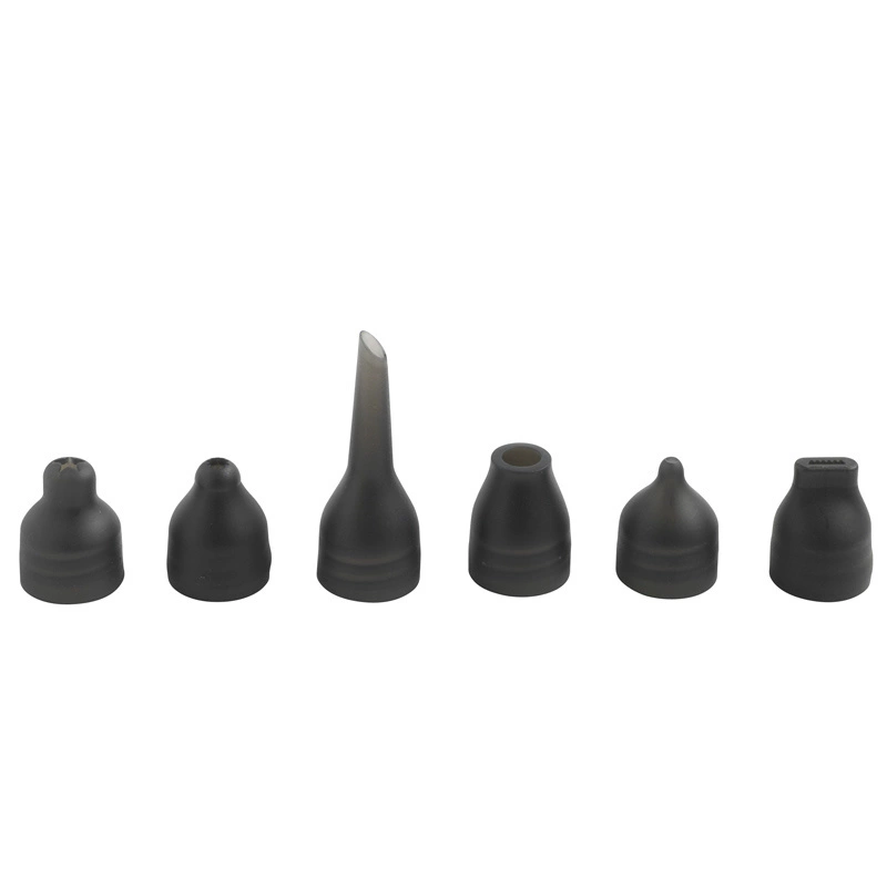 Mastrad - SILIKONOWY WOREK CUKIERNICZY Z AKCESORIAMI (12 CZĘŚCI)grafitowy