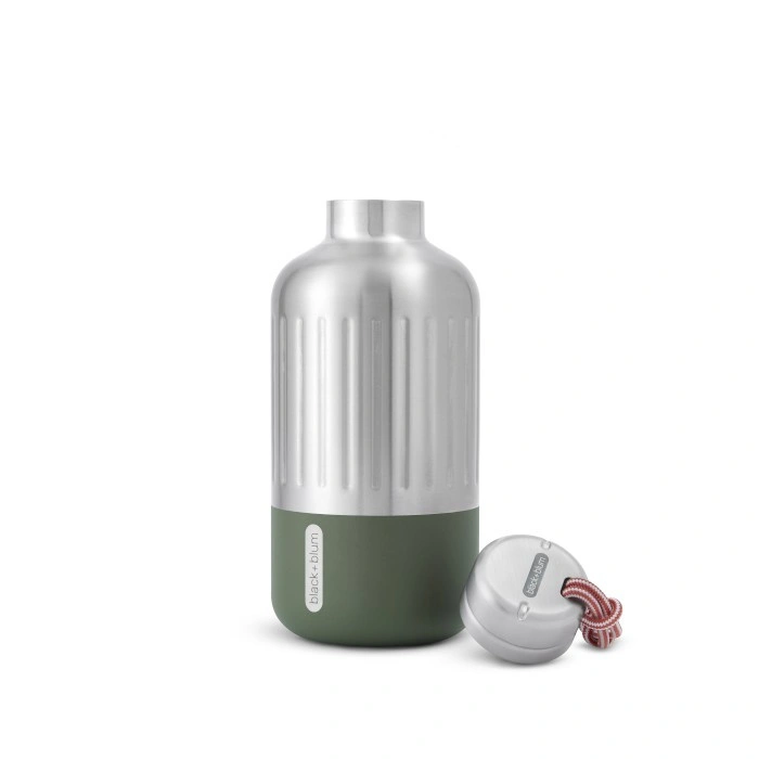 Black + Blum - Butelka stalowa EXPLORER 650 ml, oliwkowa