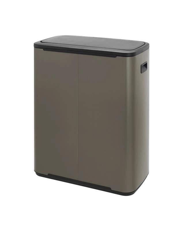 Brabantia - Kosz na śmieci Touch Bin Bo 60l platyna