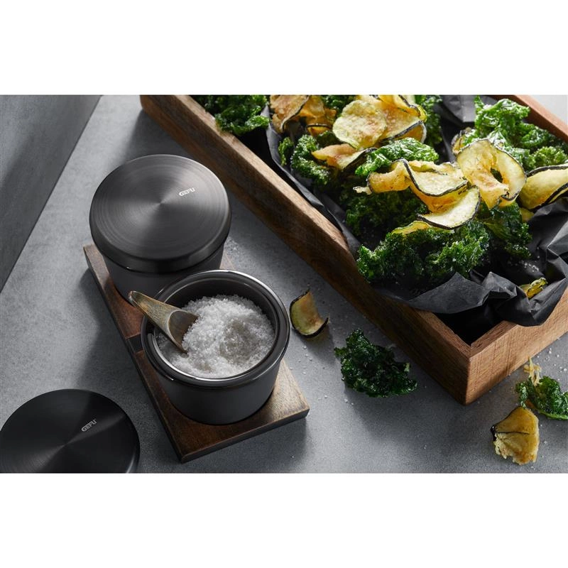 GEFU - pojemnik na przyprawy czarny X-PLOSION®