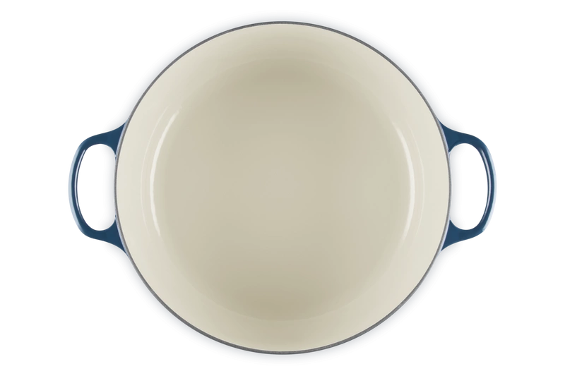 Le Creuset brytfanna żeliwna emaliowana Signature okrągła 34 cm 12 l nuit