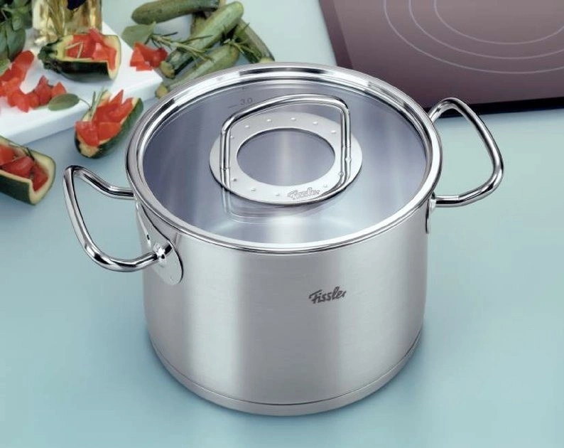 Garnki Fissler Original Profi Collection komplet ze szklanymi pokrywami