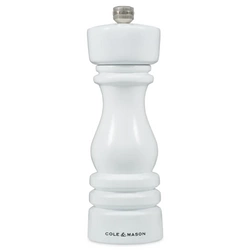 Cole & Mason - Młynek do pieprzu London biały połysk 18 cm