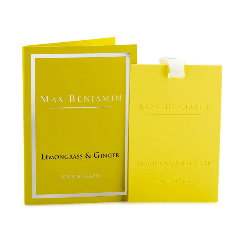 Max Benjamin - Karta zapachowa Lemongrass & Ginger Classic