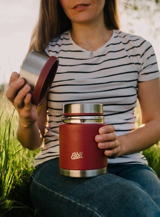 Esbit - termos obiadowy Sculptur 0,5 l czerwony