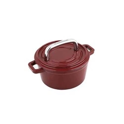 Carl Schmidt - Garnek żeliwny z pokrywą 0,75 l Alpen Red