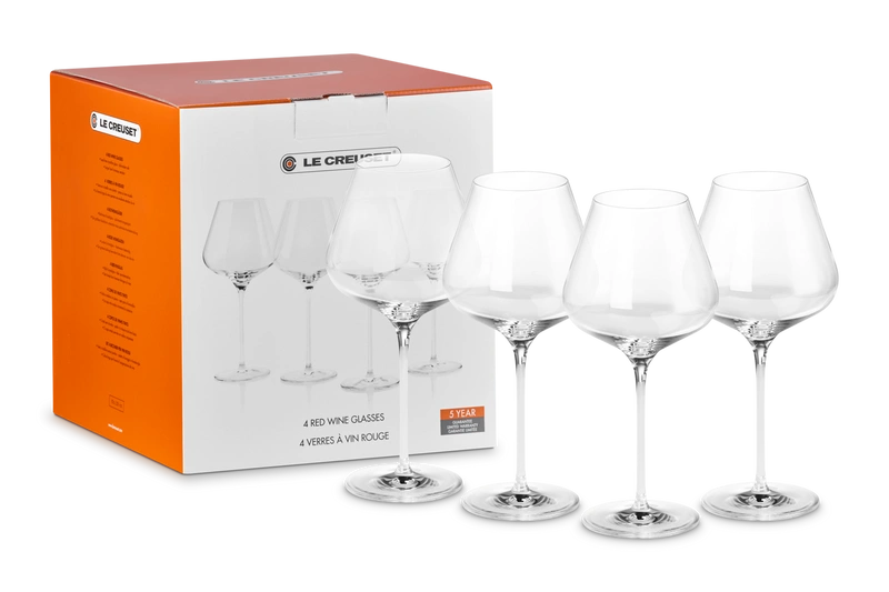 Le Creuset - Zestaw 4 szt. Kieliszków do Czerwonego Wina