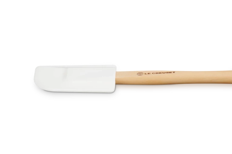 Le Creuset - Łopatka wąska silikonowa biała