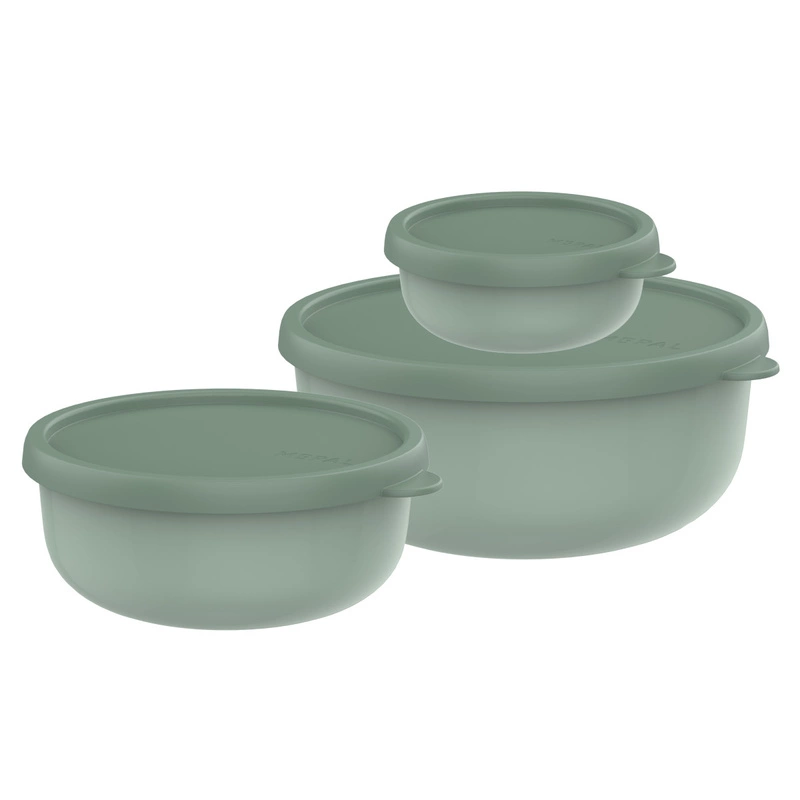 Mepal - Zestaw 3 pojemników Lumina 2.0 250ml + 750ml +1500ml Nordic Sage