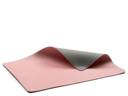 Bitz - Podkładki pod talerze 46x33cm 4szt. szary/jasny różowy