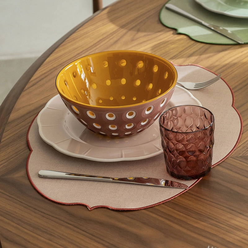 Guzzini - Podkładka pod talerz "Kwiat" - różowa