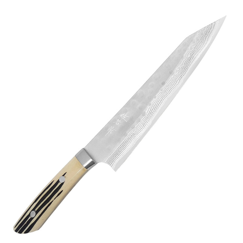 Takeshi Saji - SRS-13 Jeleni róg Ręcznie kuty nóż Szefa 21 cm