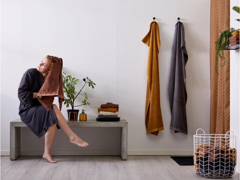 Södahl - Ręcznik do twarzy 30 x 30 cm Comfort organic grey