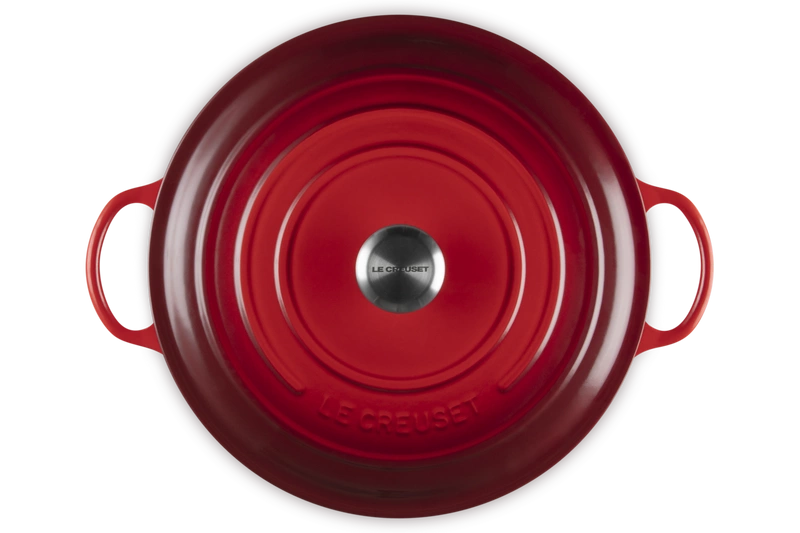 Le Creuset - La Marmite garnek żeliwny rodzinny wiśniowy 28 cm