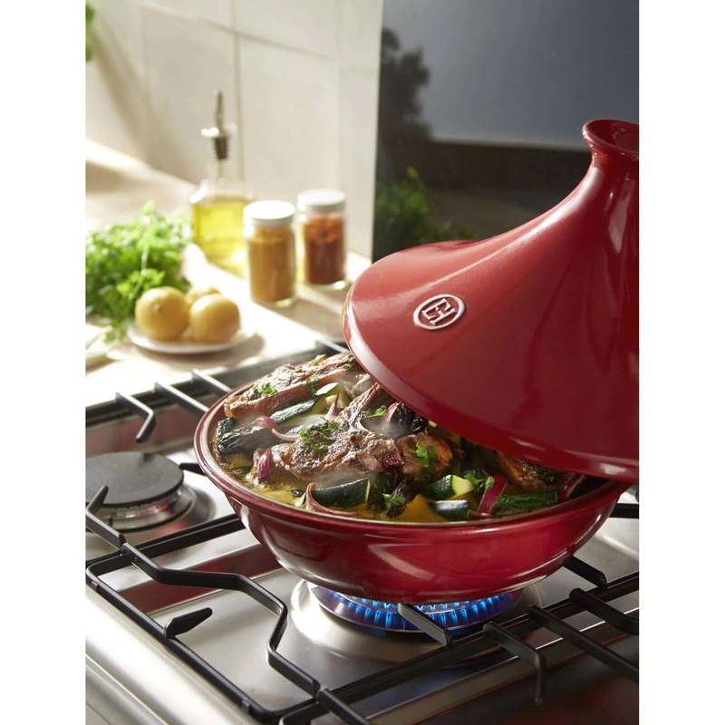 Emile Henry - Tagine 3 L - czerwony