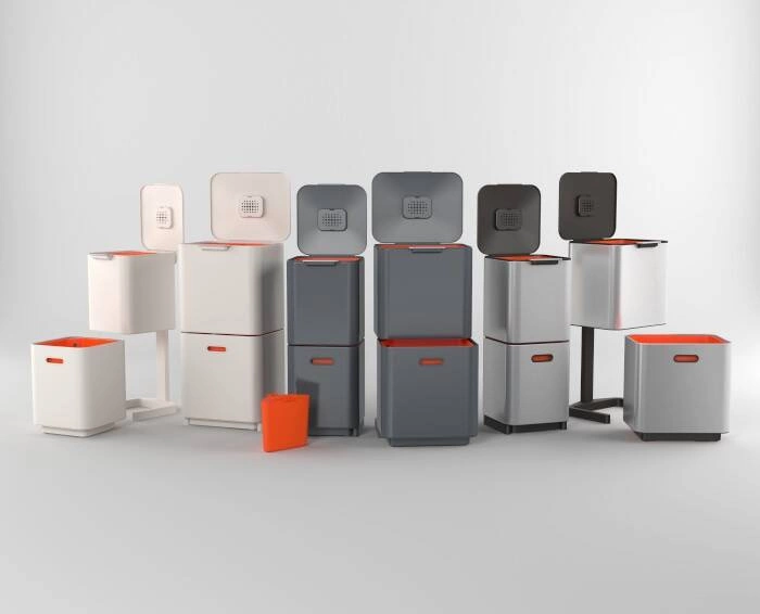 Joseph Joseph - Worki IW7 20l do koszy Totem Compact, przezr.