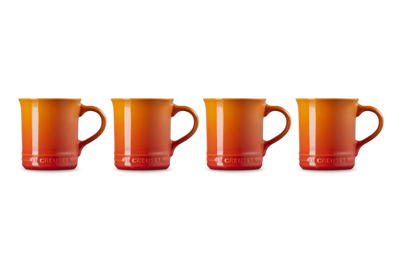 Le Creuset -Zestaw 4 Kubków 400ml płomienny