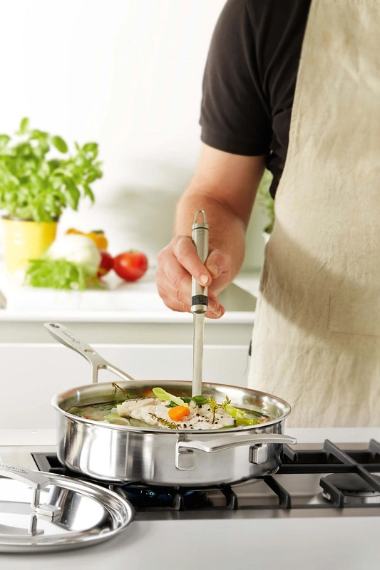 Demeyere - INDUSTRY 5 Patelnia głęboka 2H z pokrywką 24 cm