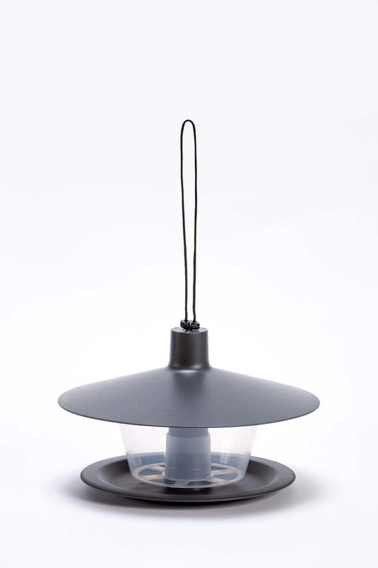 Urbalive - FINCH Karmnik dla ptaków 28.5 x 28.5 cm, szary