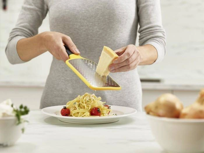 Joseph Joseph - Tarka podwójna z uchwytem, żółta, Multi-Grate