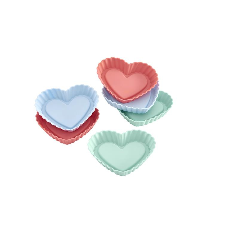 Lurch - silikonowe foremki do pieczenia, 6 sztuk