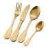 Mikasa - Komplet złotych sztućców SOHO GOLD 16 el.