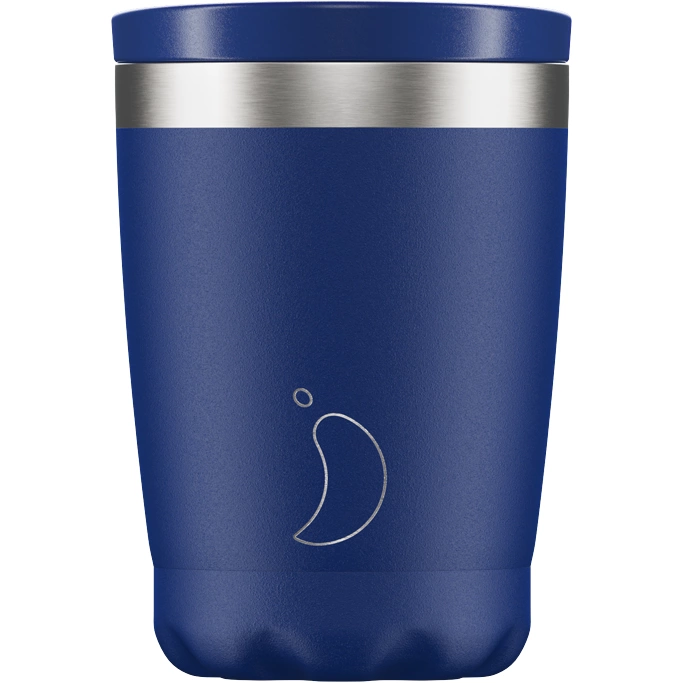 Chilly's Bottles - Kubek do kawy Chilly's Seria Matte 340ml Matte Blue