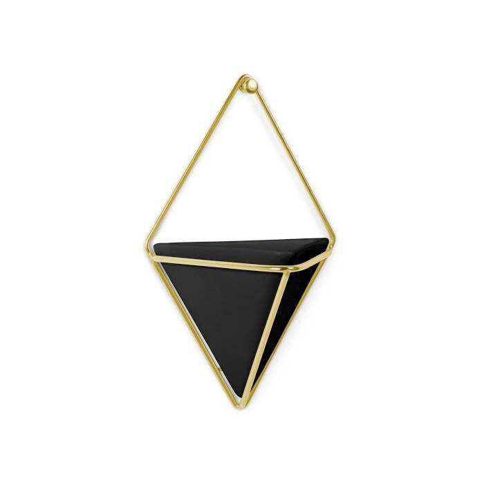 Umbra - Zestaw 2 pojemników S czarny/mosiądz, TRIGG