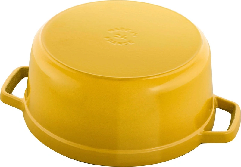 Staub - LA COCOTTE Garnek żeliwny okrągły 6.7 ltr cytrynowy