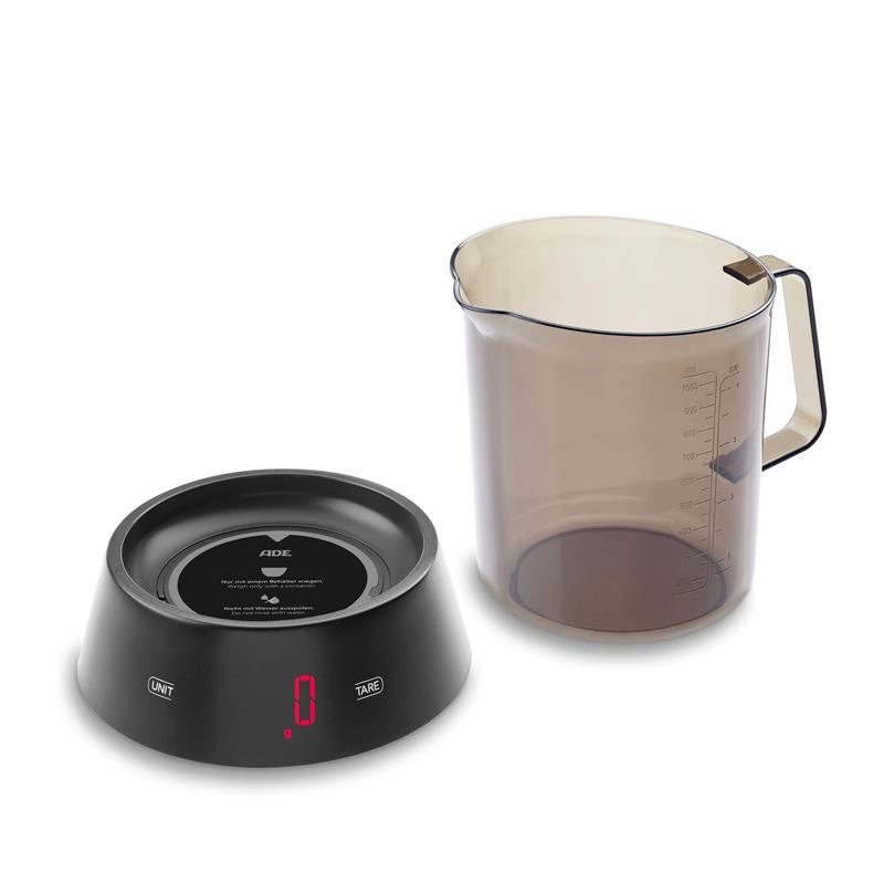 ADE - waga kuchenna z miarką, do 3 kg, 1,0 l, 17 x 14,5 x 18 cm Rebecca