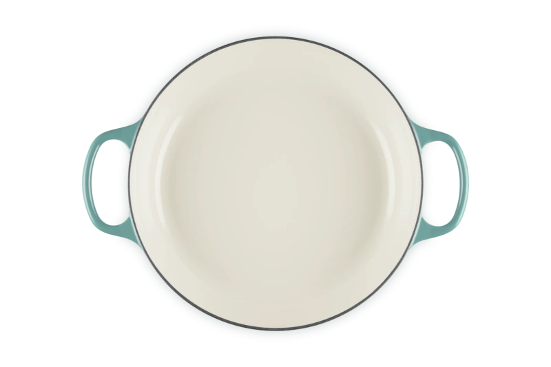 Le Creuset - garnek patelnia Gourmet Signature 30 cm 3,5 l bleu riviera