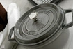 Staub - garnek brytfanna żeliwna szara 1,7 l 18 cm