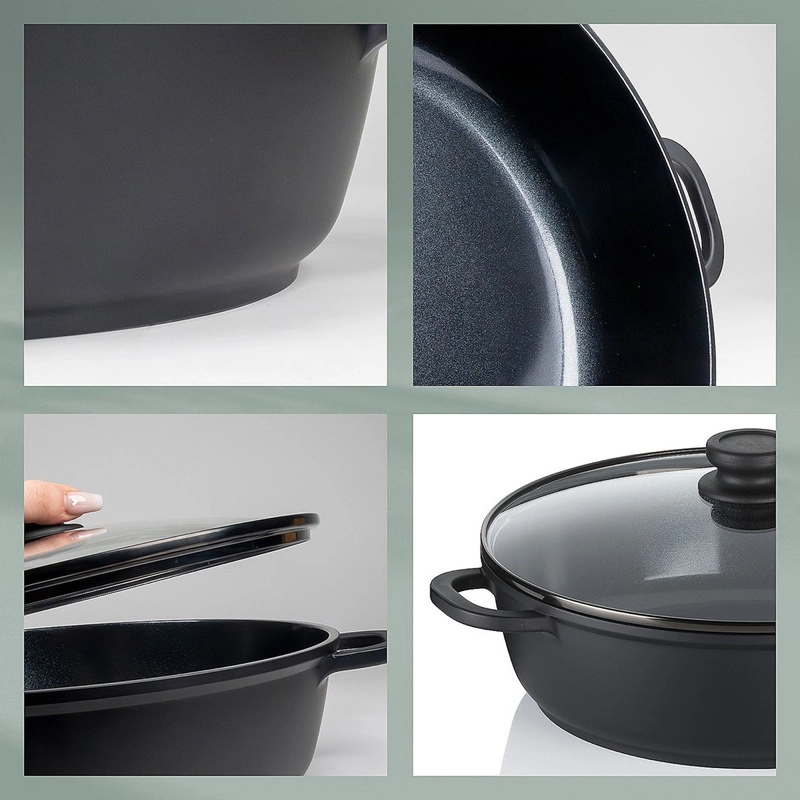 Kela - Naczynie okrągłe 5l +pokrywa szklana Atura