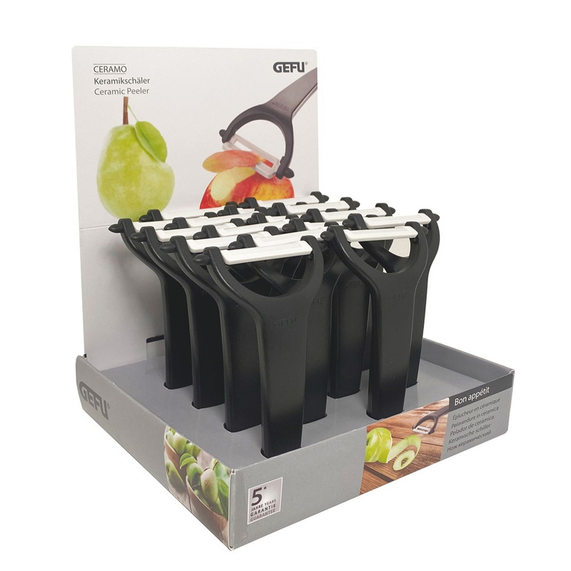 GEFU - obieraczka ceramiczna, 16 szt. CERAMO