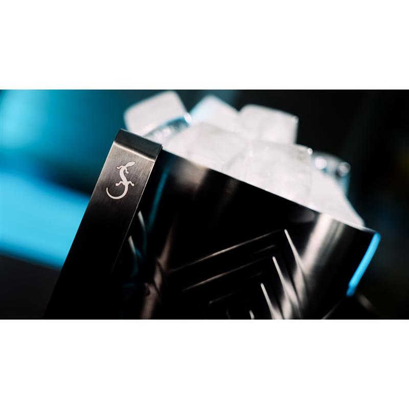 Lurch - wiaderko na lód o podwójnych ściankach, stal nierdzewna, 1,5 l, śred. 15 x 18 cm, ciemnoszare Bar