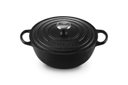 Le Creuset - La Marmite garnek żeliwny czarny 24 cm 3,1 l