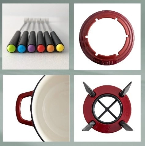 Kela - Zestaw do fondue 11el. Calido