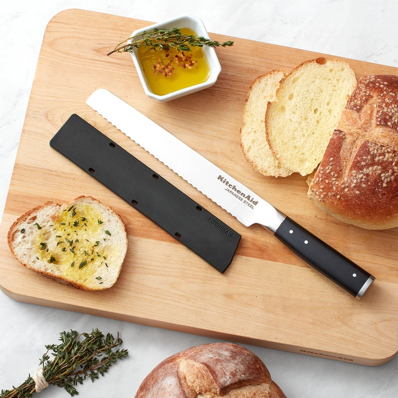 KitchenAid Culinary Tools - nóż do chleba 20 cm z osłonką